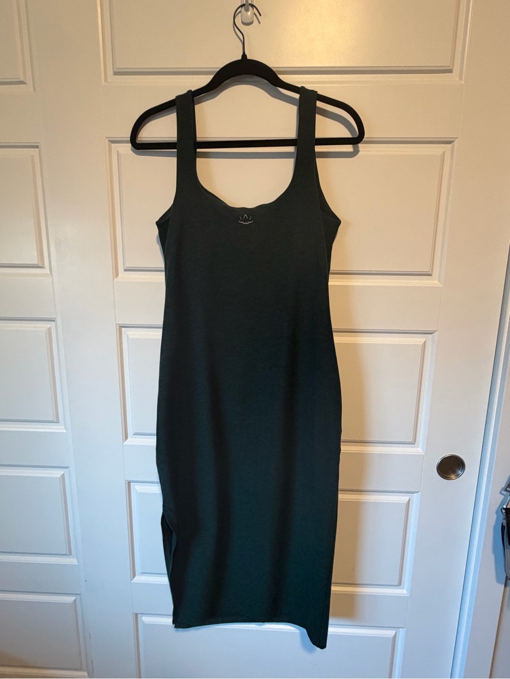 Midnight Green Spacedye Icon Midi Dress - Picture 2 of 3